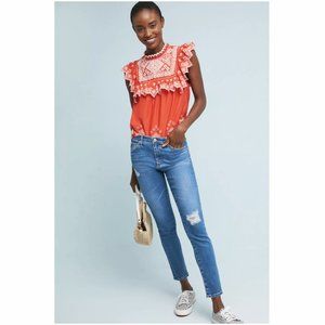 AG The Stevie Mid-Rise Skinny Ankle Jeans - 25 Petite